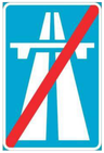 Liiklusmärk 512 - Kiirtee lõpp