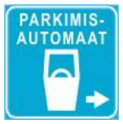 Liiklusmärk 597 - Parkimisautomaat